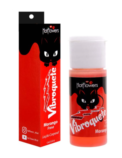 Vibroquete Loção Vibrante 12Ml Hot Flowers sexo oral