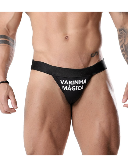 CUECA JOCKSTRAP FETICHE PRETA TALLYTA