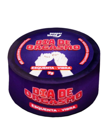 Dia De Orgasmo Gel Esquenta Vibra 7G Pepper Blend