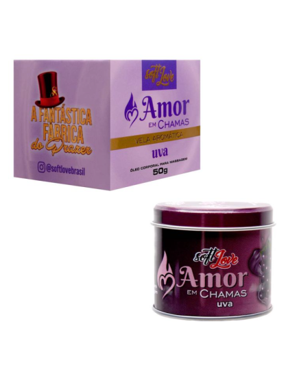 Amor Em Chamas Vela Aromática 50G Soft Love